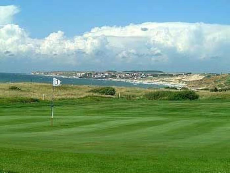 Vue Sur Mer, Dunes Et Golf Wimereux Buitenkant foto